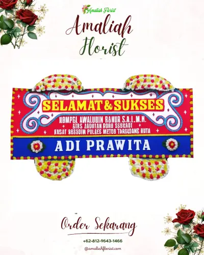 Karangan Bunga Ucapan Selamat di Suradadi